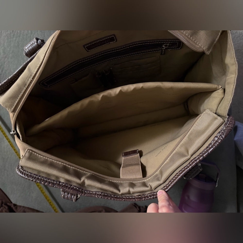 Nine West Tan and Brown Work Bag - Picture 12 of 13